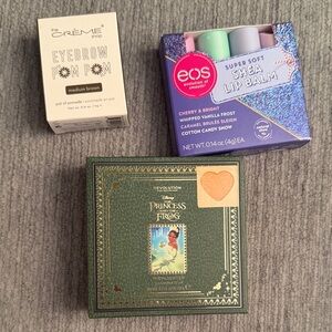 Revolution Princess and Frog Highlighter with EOS Lip Balm Set